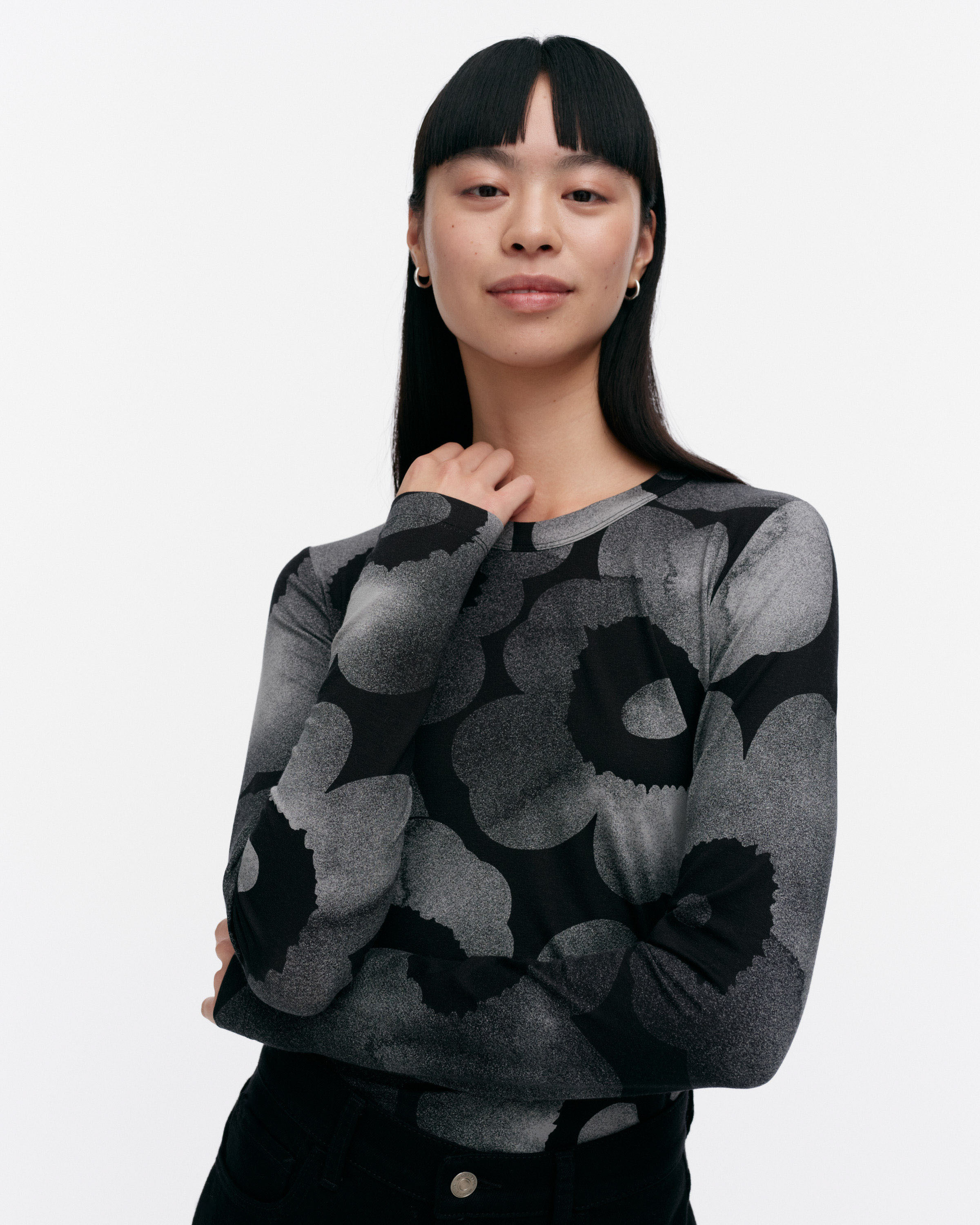 VIEDÄ AKVARELLI UNIKKO 印花長袖上衣