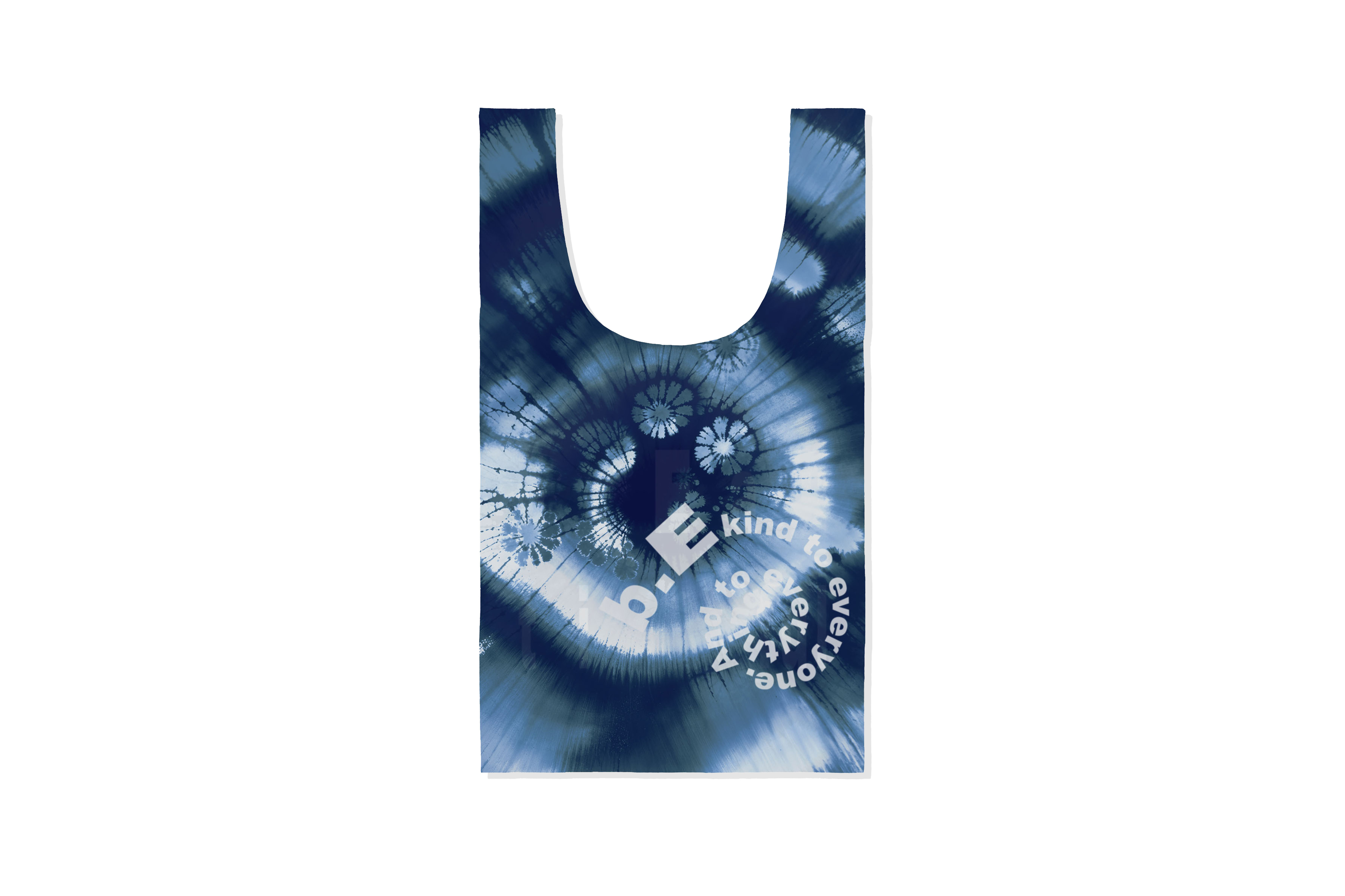 b.Eautiful "Tie-Dye XL Reusable Bag" (Navy)