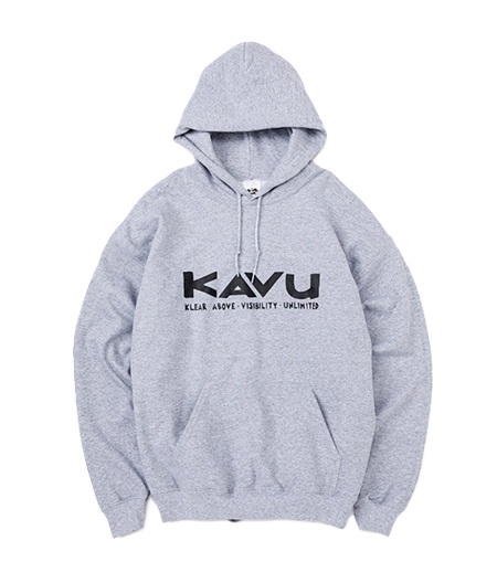 KAVU 日版 Simple Logo Parka Hoodie #19823043 ( 033  Sports Grey )
