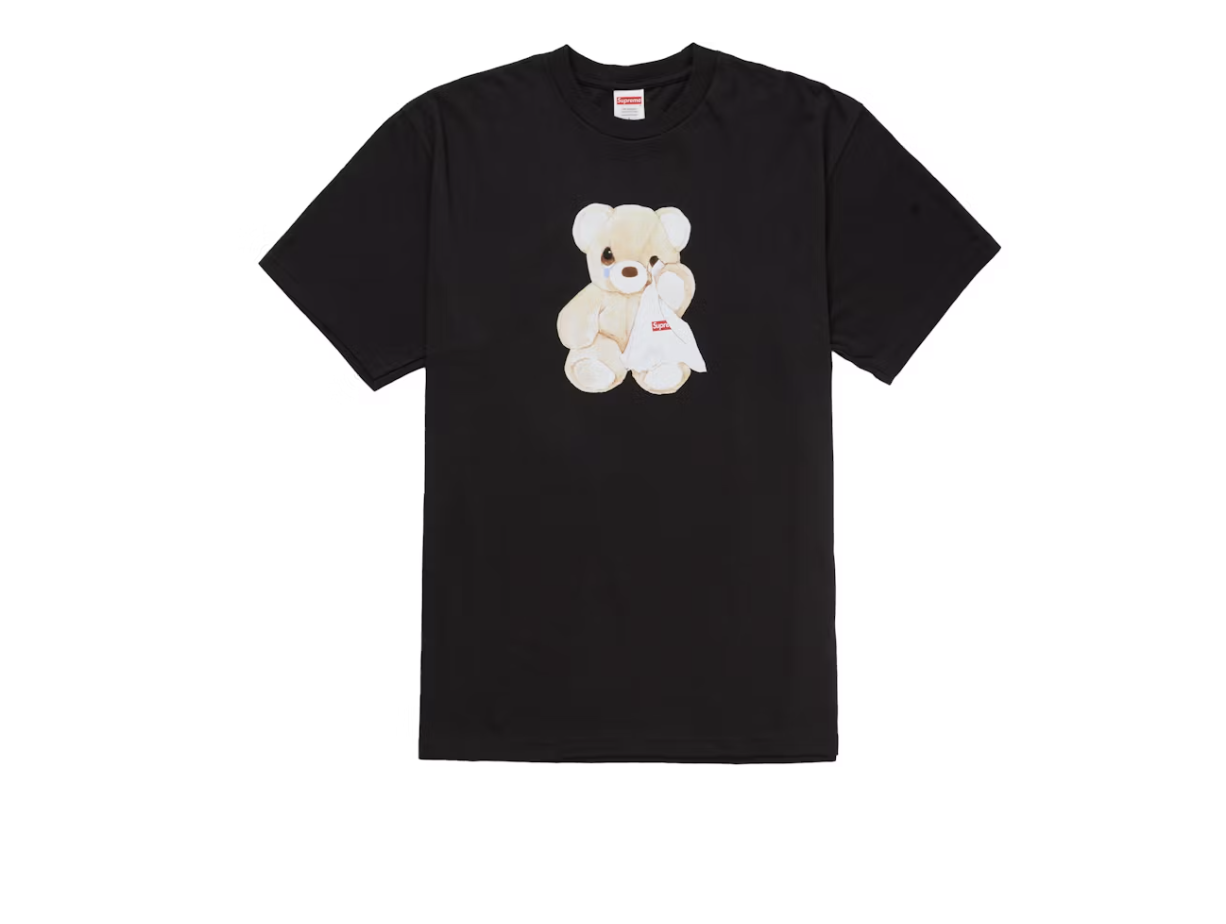 現貨|Supreme SS25 Bear Tee Black