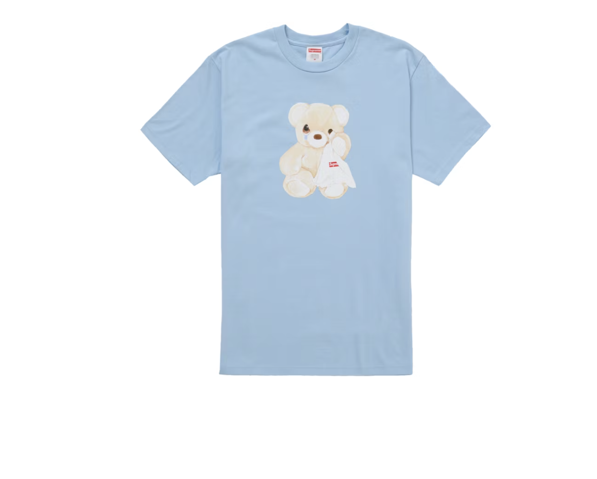 現貨|Supeme SS25 Bear Tee Powder Blue