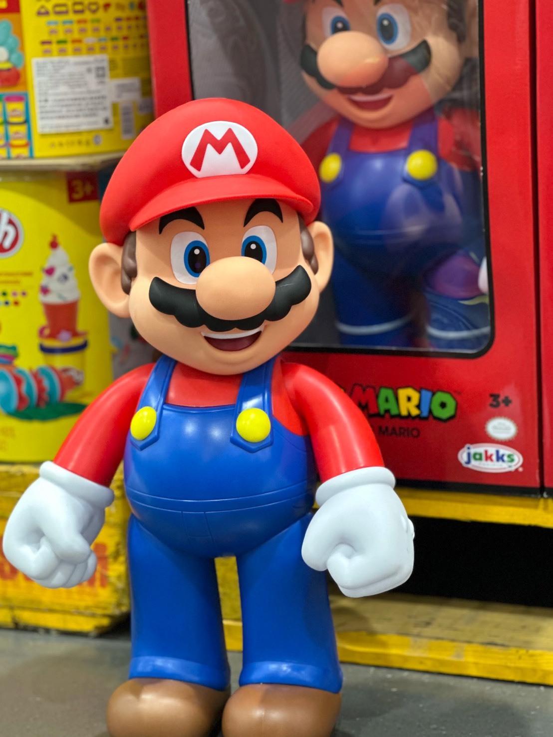 正版授權 超級瑪利歐 20吋 可動公仔