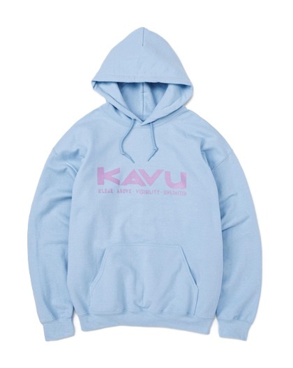 KAVU 日版 Simple Logo Parka Hoodie #19823043 ( 022 Light Blue )