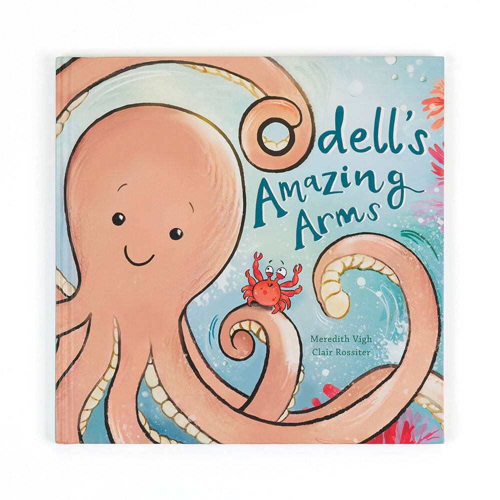 Jellycat Odell's Amazing Arms Book 章魚哥美麗的不同