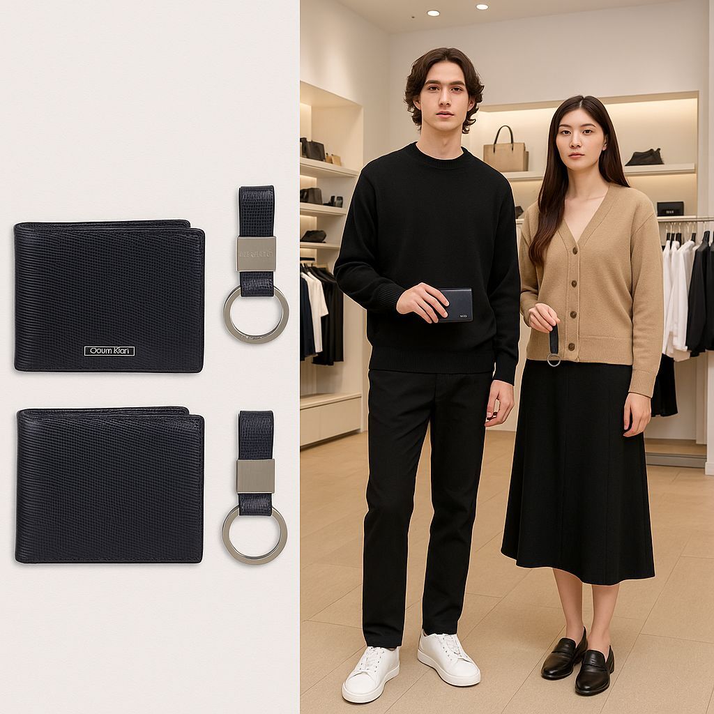 【預購】Calvin Klein G070815 男士銀包+鎖匙扣套裝