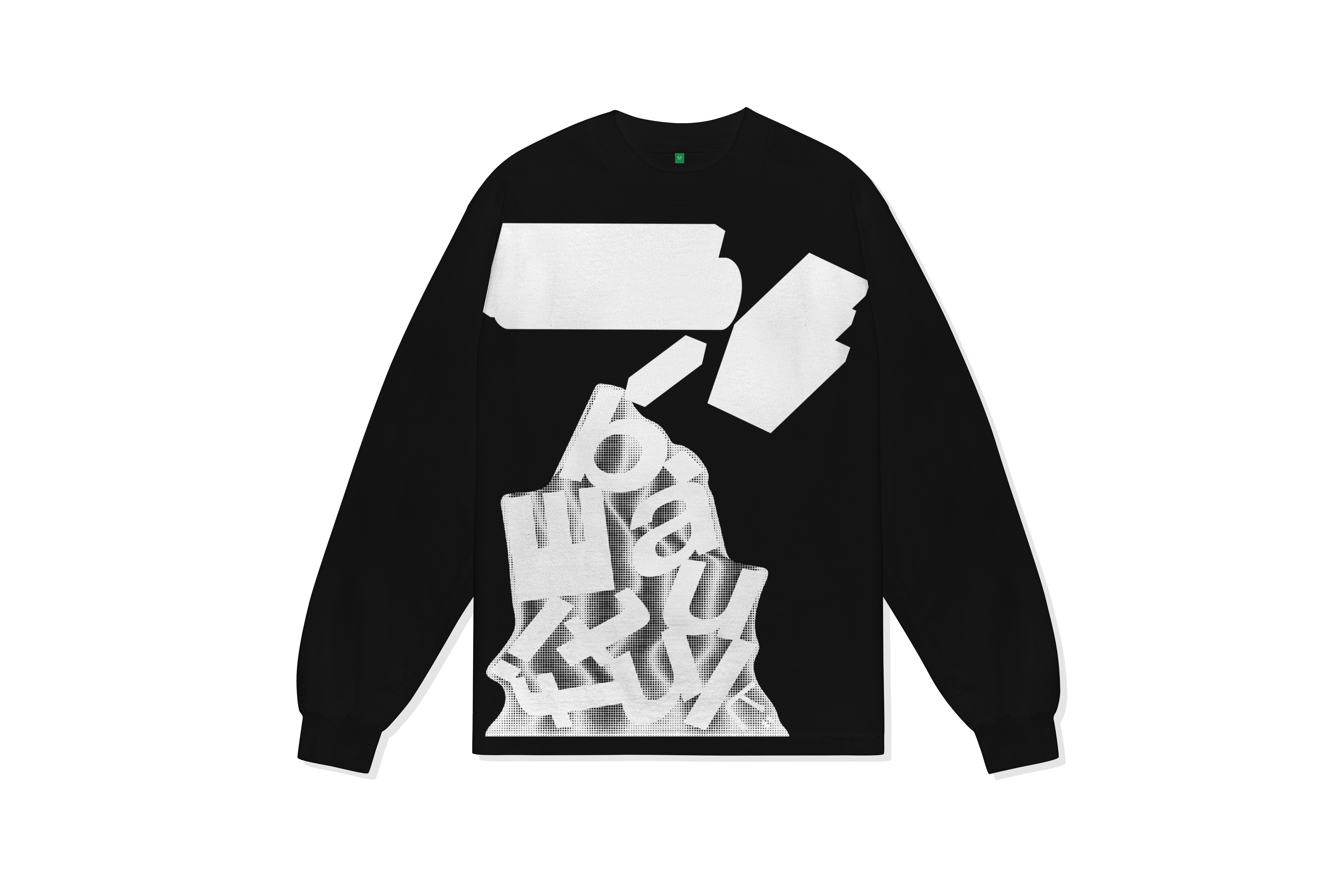 b.Eautiful "b.Eautiful x Kenichi Kuromaru Net LS Shirt" (Black)