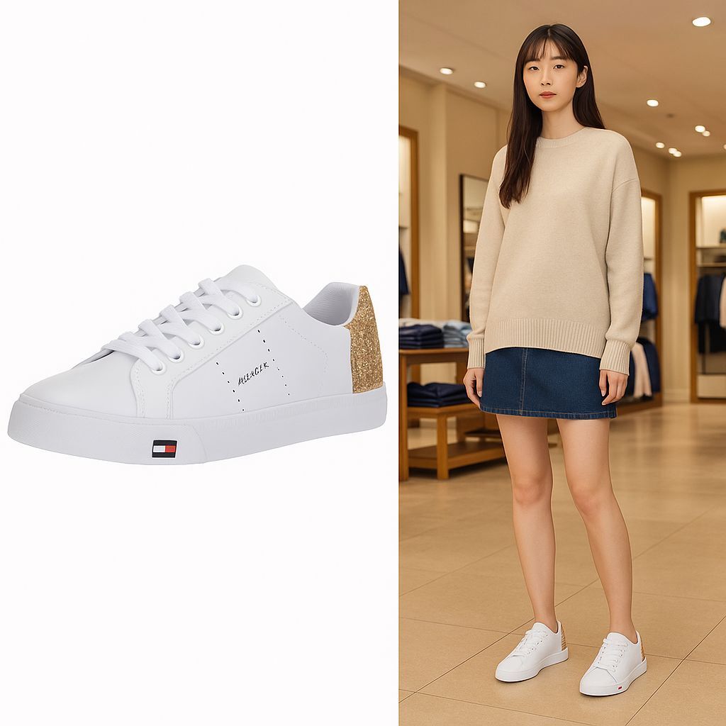 【預購】Tommy Hilfiger G070816 女裝小白鞋