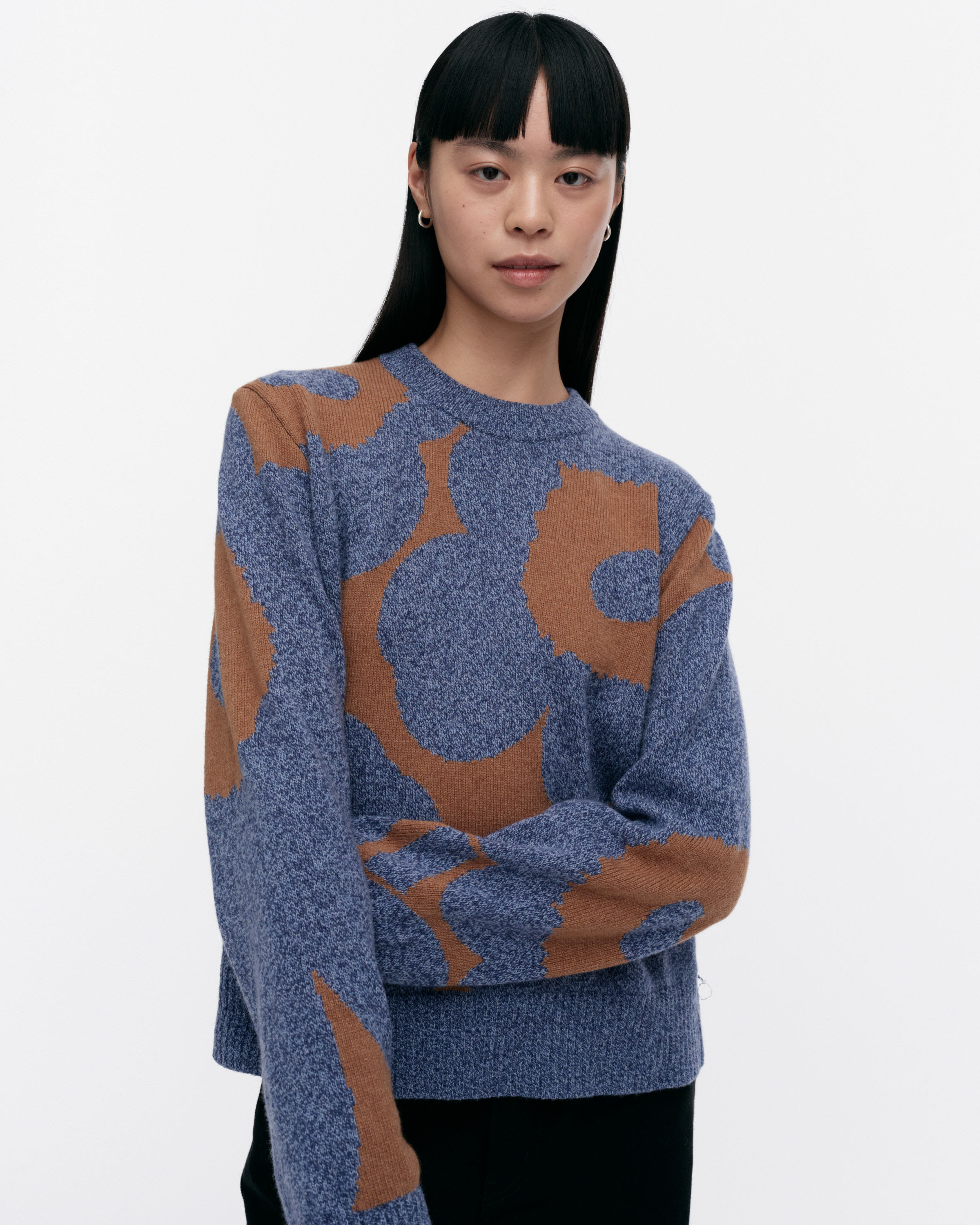 AATTO UNIKKO 印花羊毛毛衣