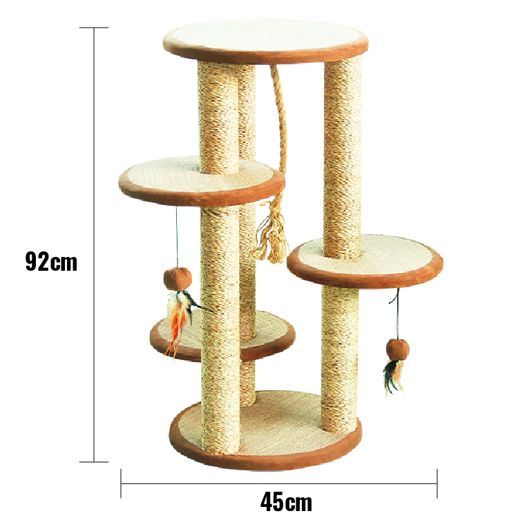 Pawise | 圓柱型貓抓台 (NO.28630)