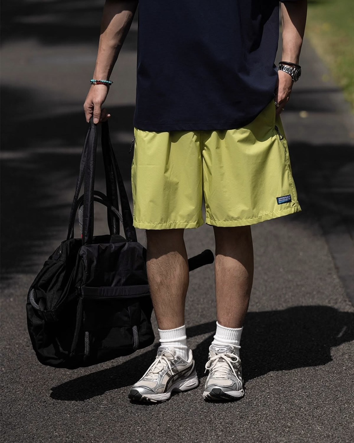 #預購 MASSULTI 25SS 奈米 風殼 N66 尼龍 鑽石格 超輕 沙灘短褲 四色