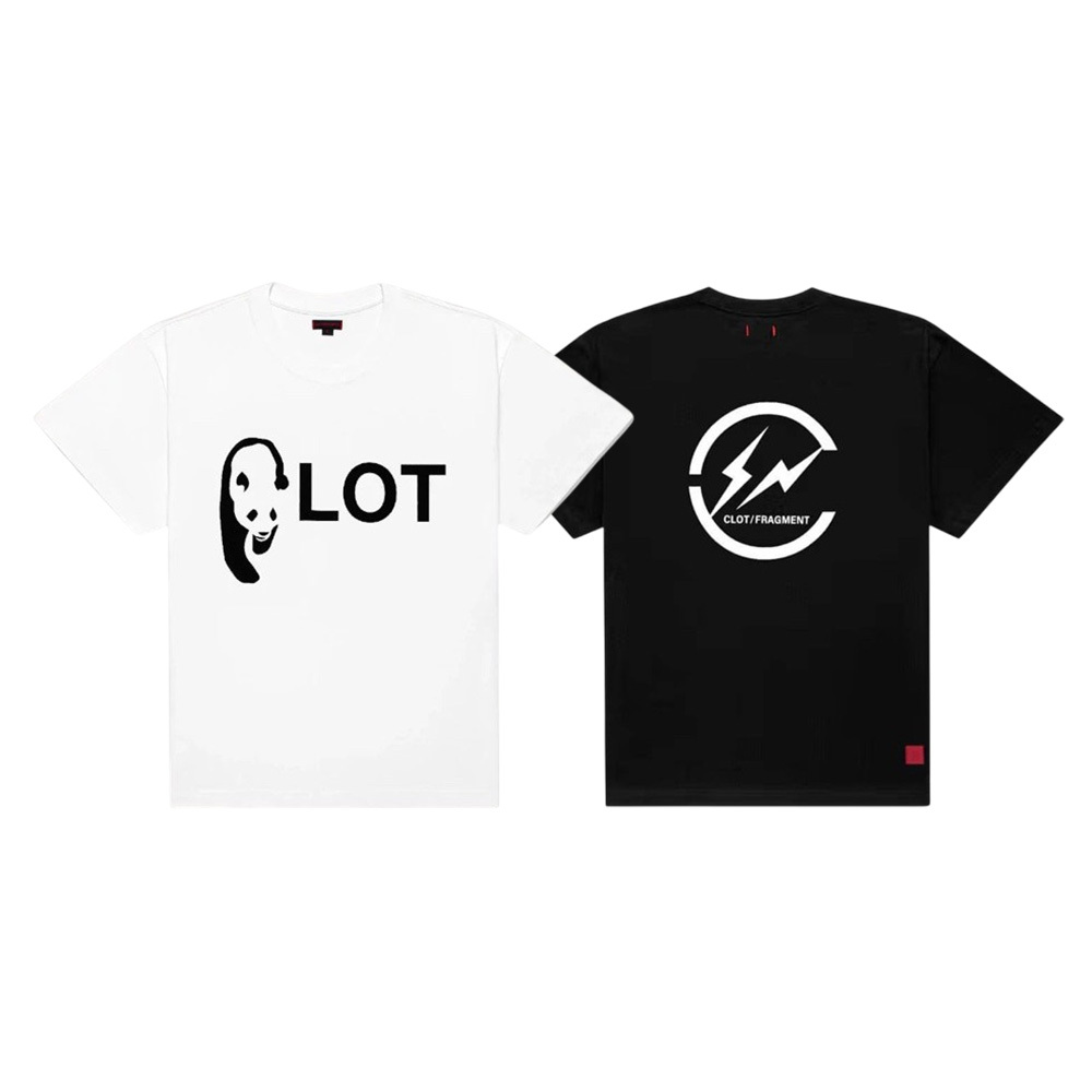 CLOT x Fragment Panda 短袖 白 / 黑