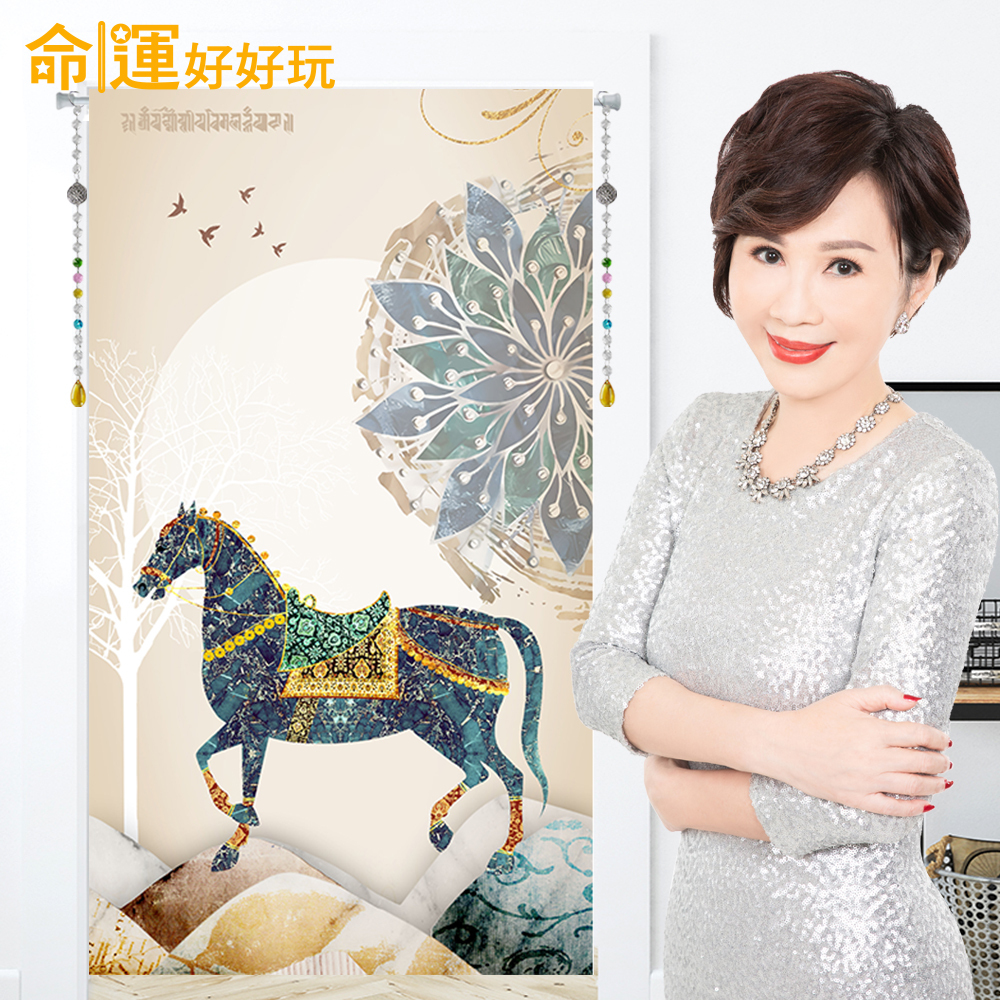 【命運好好玩】馬上有錢風水布簾 (廠商直出)