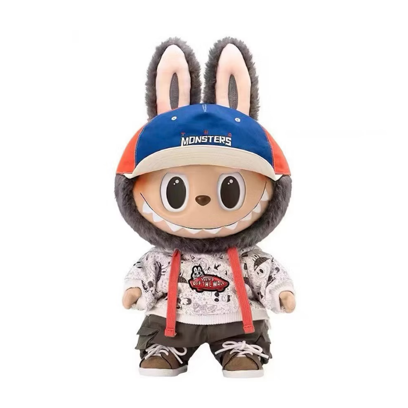 POP MART LABUBU THE MONSTERS x VANS OLDSKOOL FOREVER 搪膠毛絨公仔