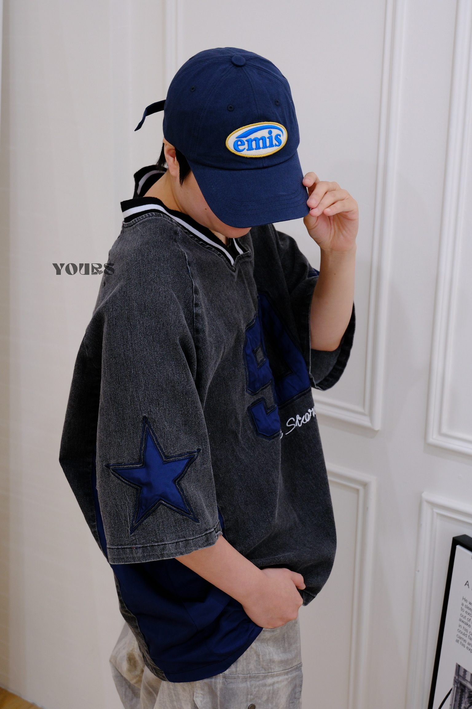 韓國 Emis 橢圓復古可樂標棒球帽（4colors）