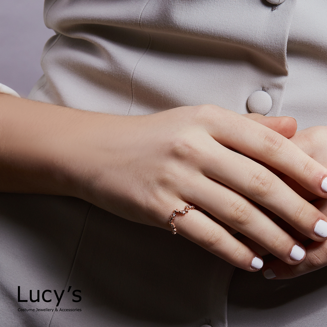 925純銀 星際線 戒指 (120727)