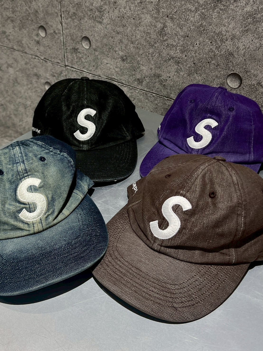 Supreme Cordura Denim S Logo 單寧刷舊 刺繡Logo 老帽