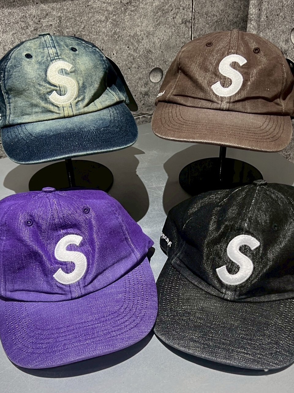 Supreme Cordura Denim S Logo 單寧刷舊 刺繡Logo 老帽