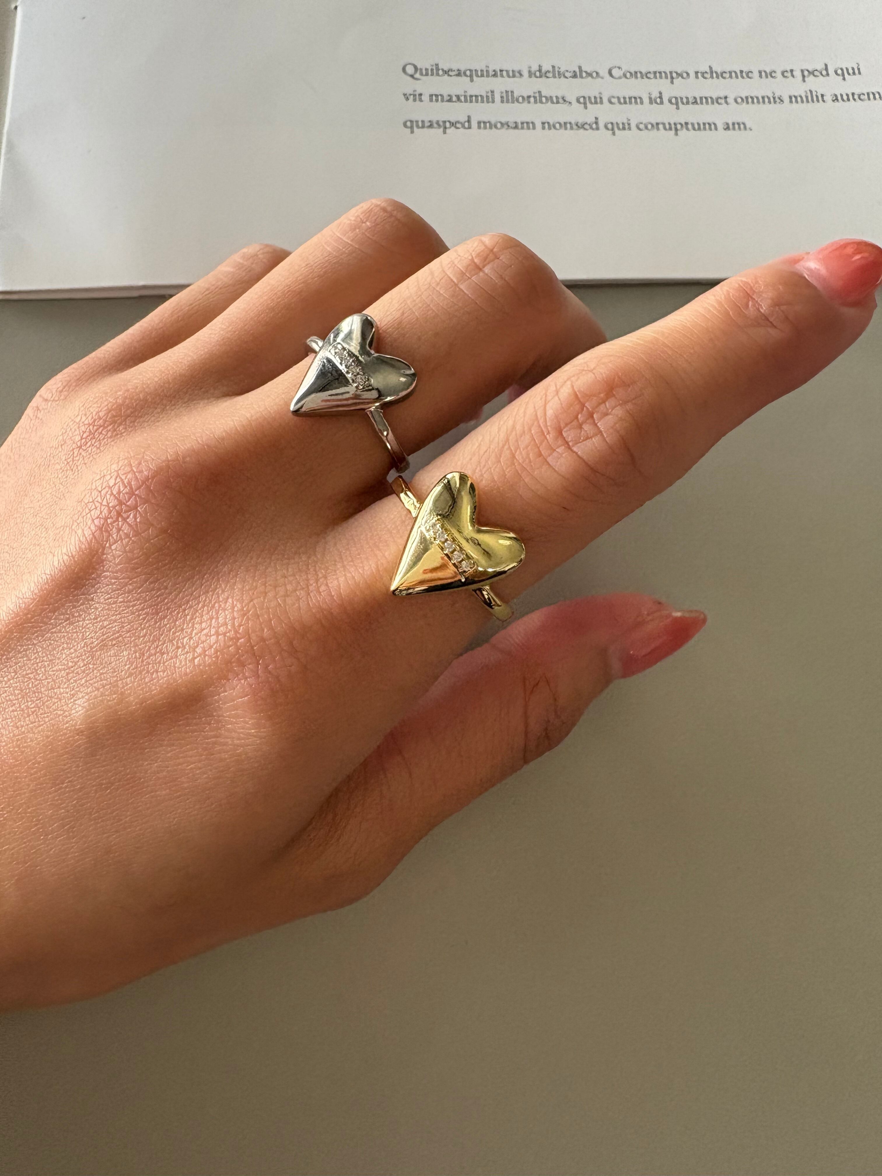 heart signature ring