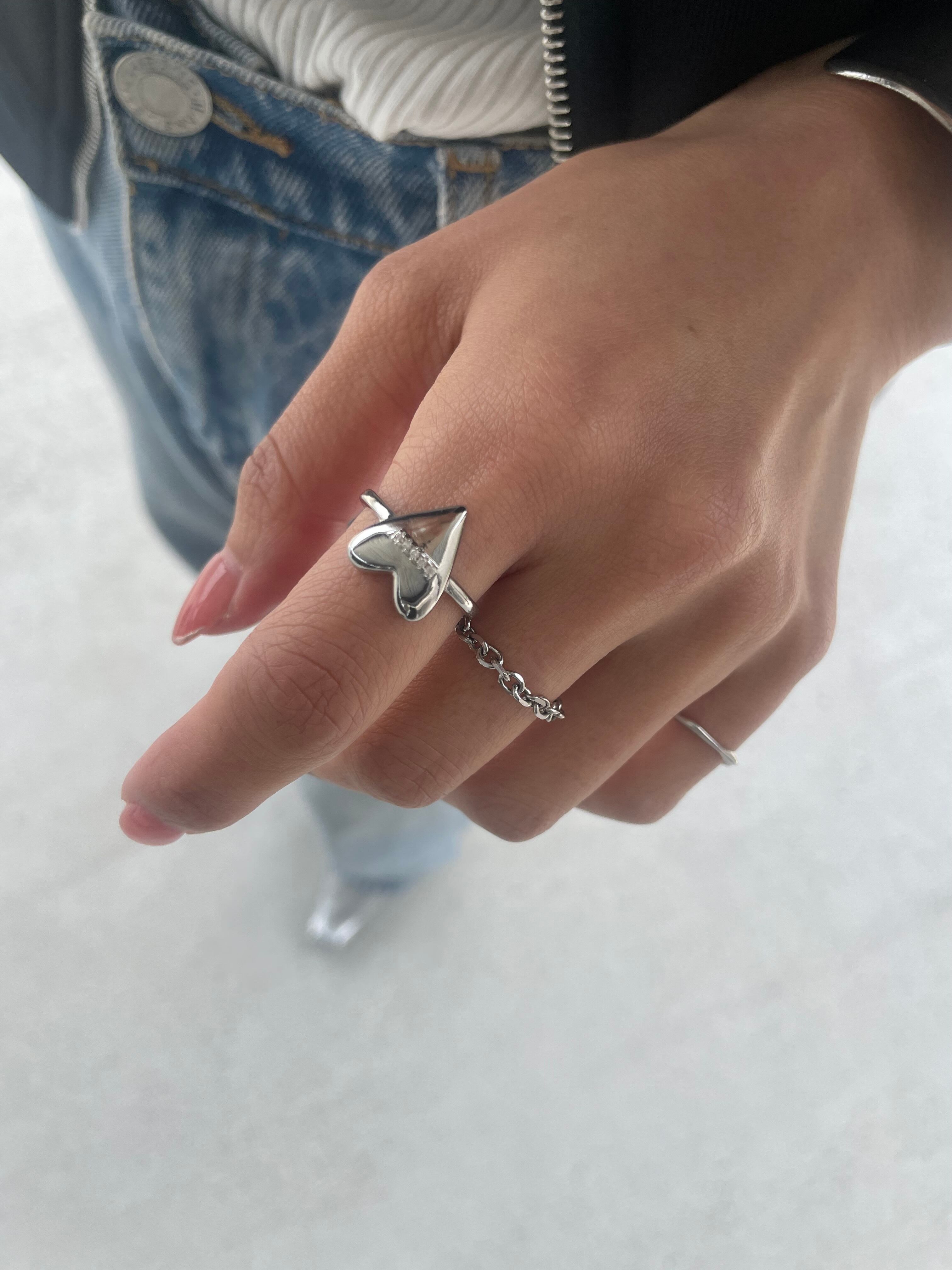 heart signature ring