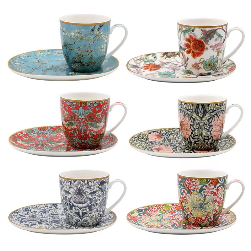 【LESSER & PAVEY】 WilliamMorris 威廉莫里斯 點心杯盤組系列Snack Set