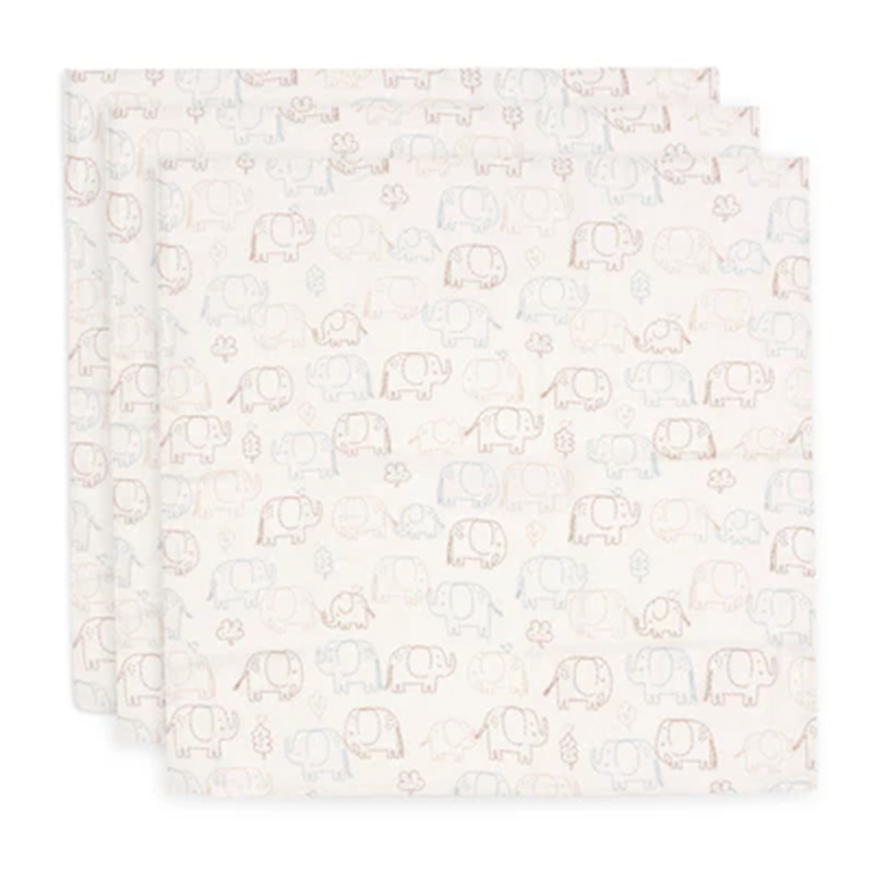 荷蘭Jollein 紗布巾-Elephant Tales