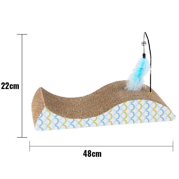 Pawise|魚形貓抓板(NO.28489)