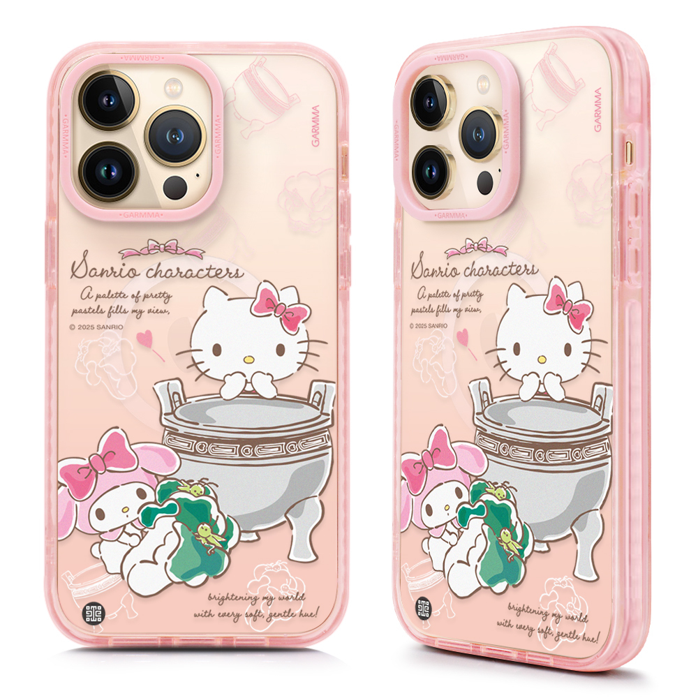 三麗鷗X故宮 iPhone 14系列 磁吸款保護殼  Kitty&Melody