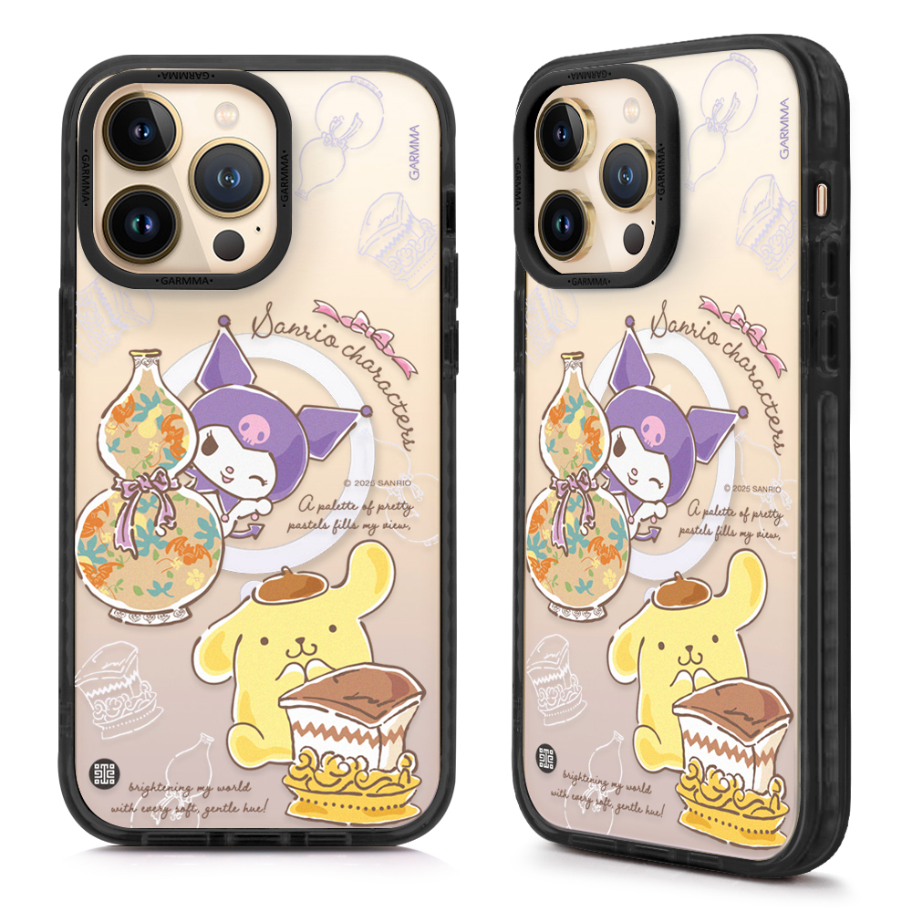 三麗鷗X故宮 iPhone 15系列 磁吸款保護殼  酷洛米&布丁狗