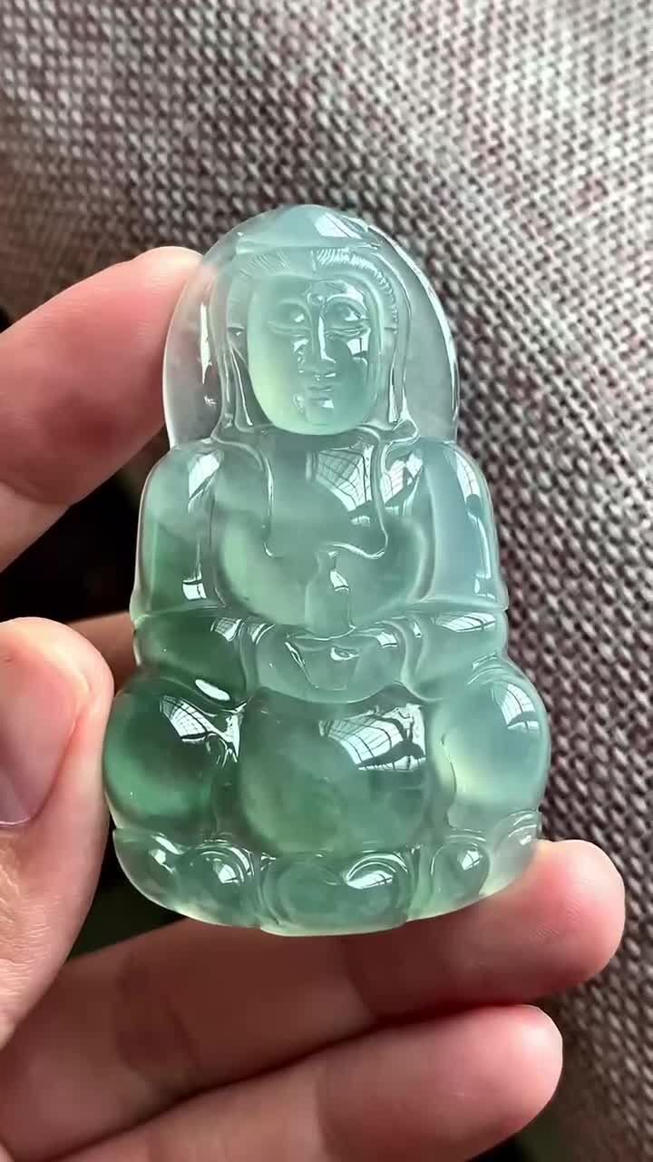 76372 翡翠冰飄花觀音