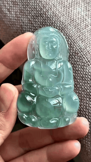 76372 翡翠冰飄花觀音