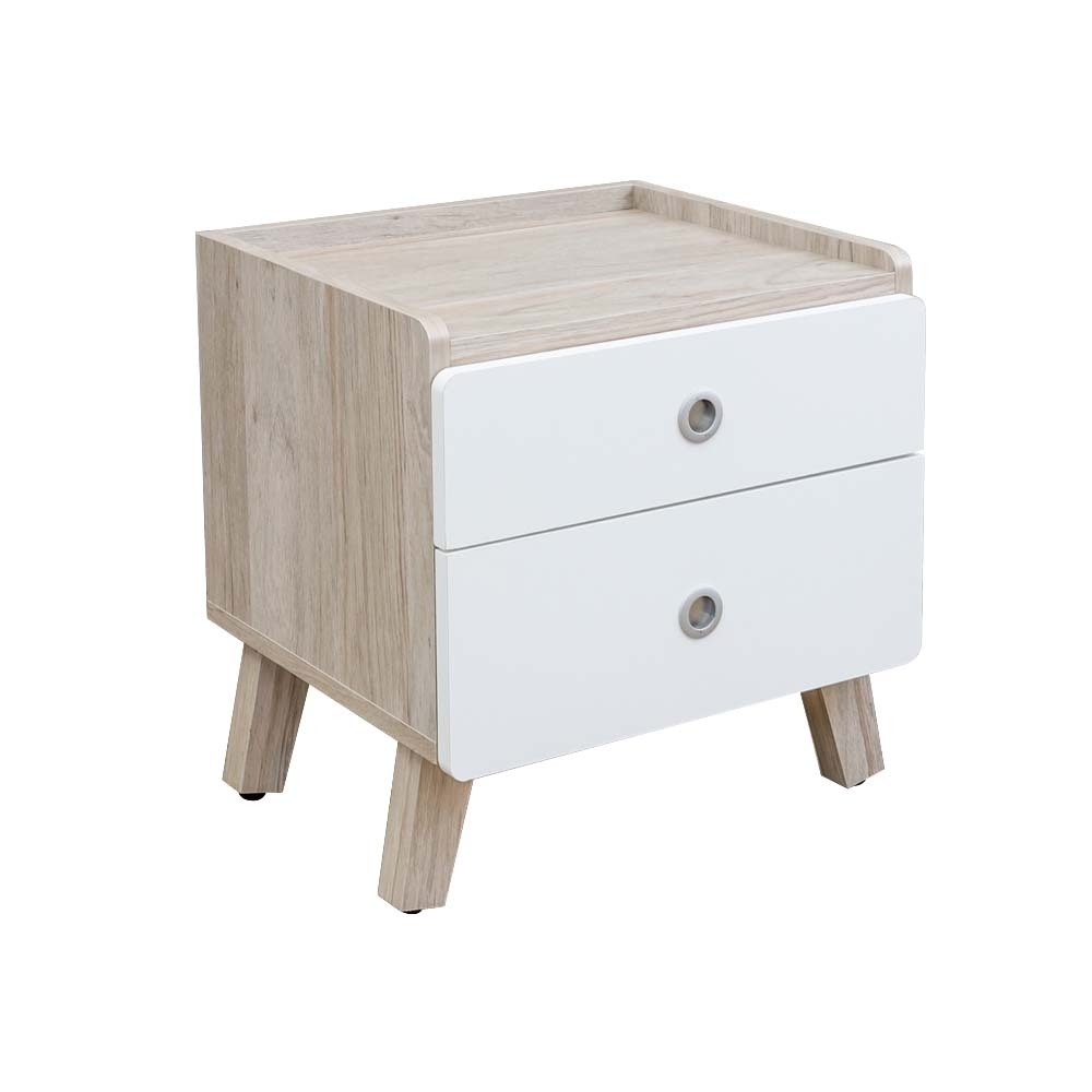 懷森1.5尺床頭櫃/二抽收納櫃/置物櫃