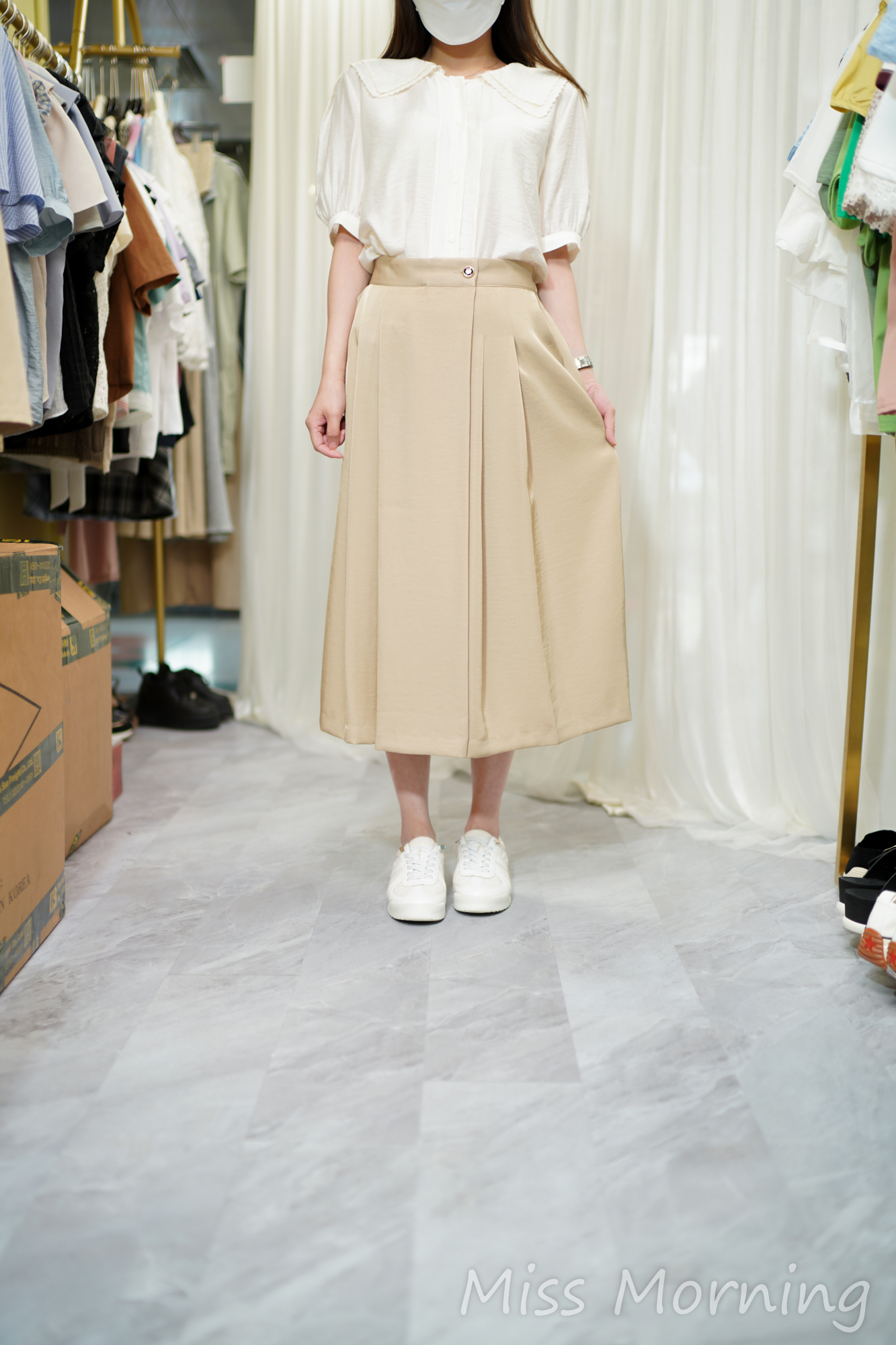 免燙鄰家氣質上衣(14709)&好手感是褲不是裙裙褲(33989)