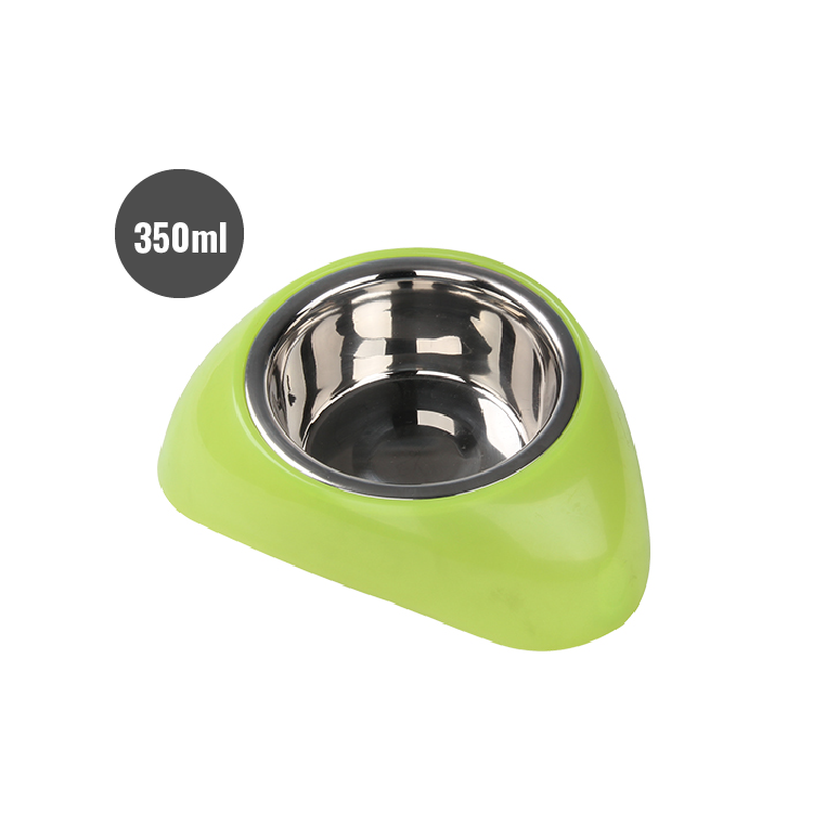 Pawise|三角形食物碗(小)(綠色)(NO.11021-2)