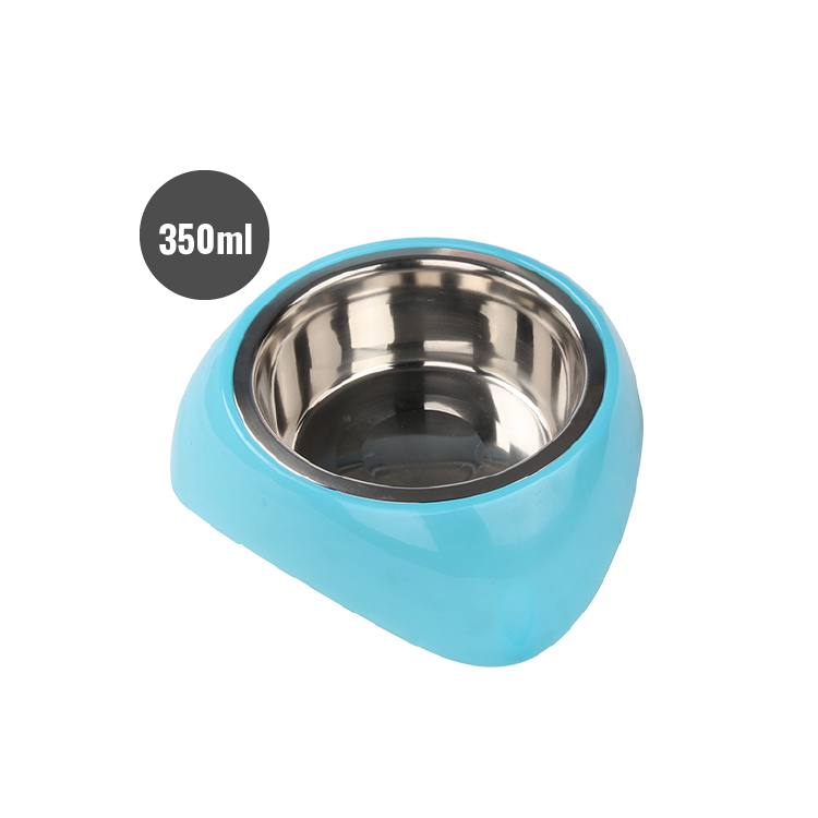 Pawise|三角形食物碗(小)(藍色)(NO.11021-3)