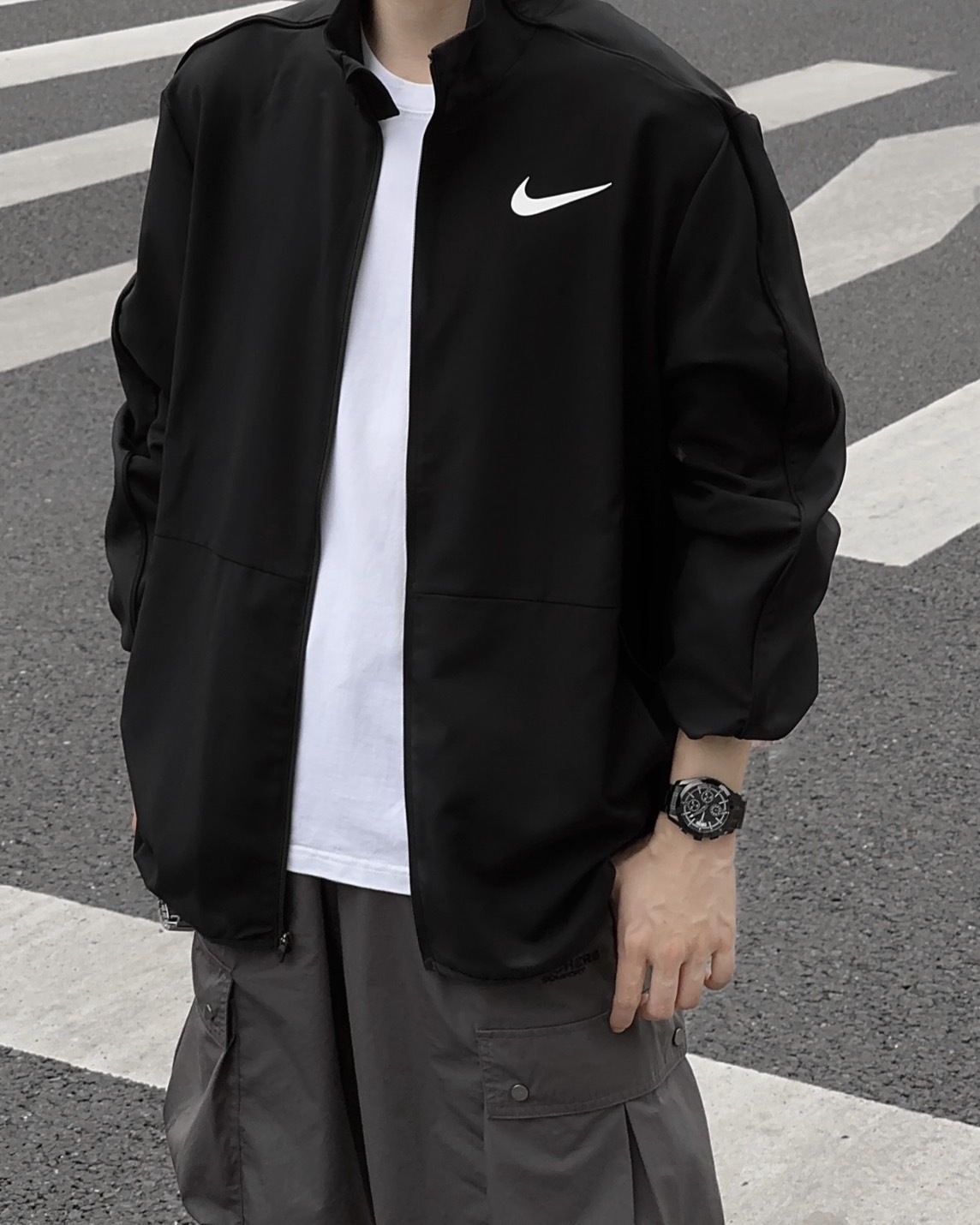 【現貨】Nike Dri-Fit 速乾 訓練 立領 外套 黑色