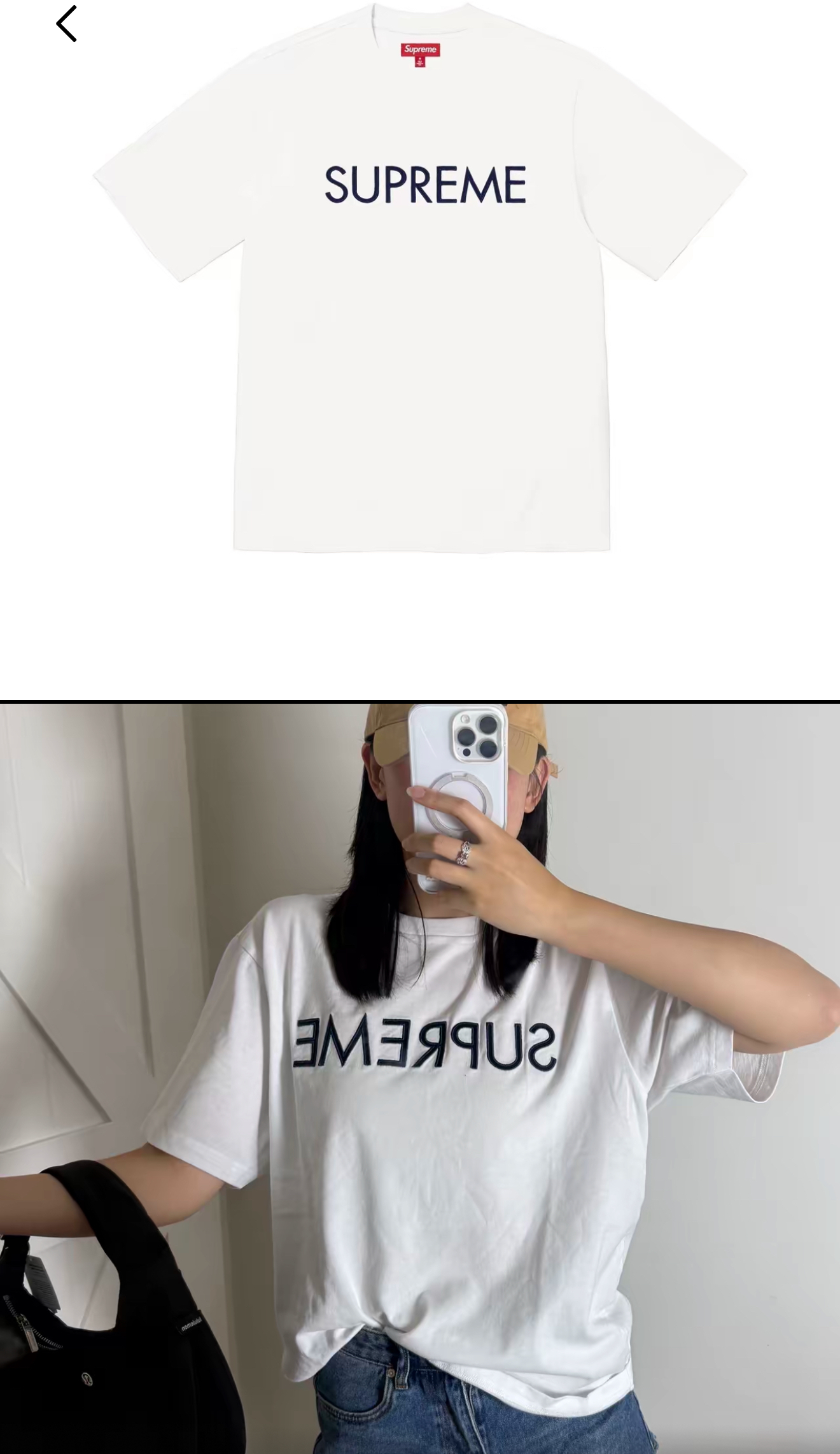 「快速出貨」supreme 25ss Capital tee 刺繡 基本logo 附防塵袋 紅標 短T