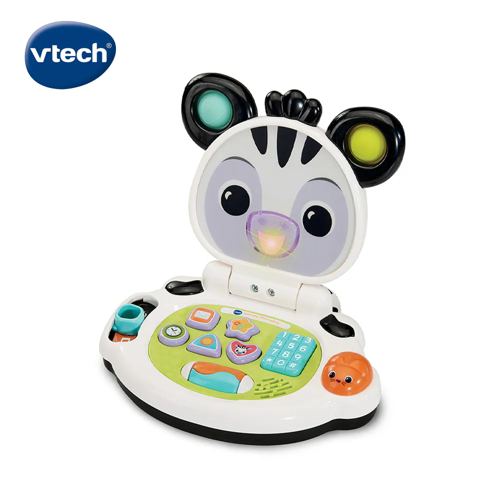 《 英國 Vtech 》  啟蒙學習斑馬小筆電