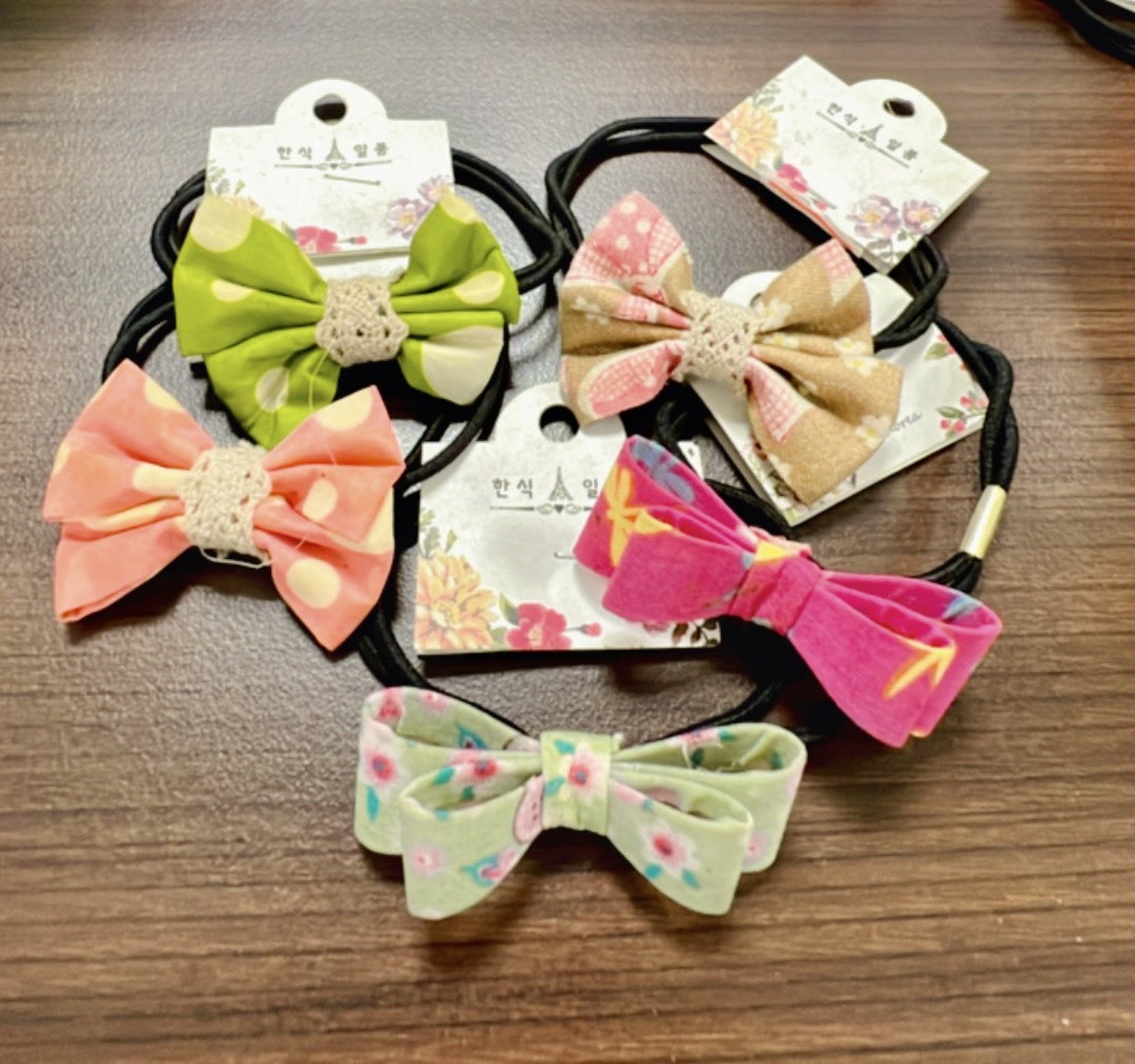 高雄分會│獨家手作女孩髮圈5入/組