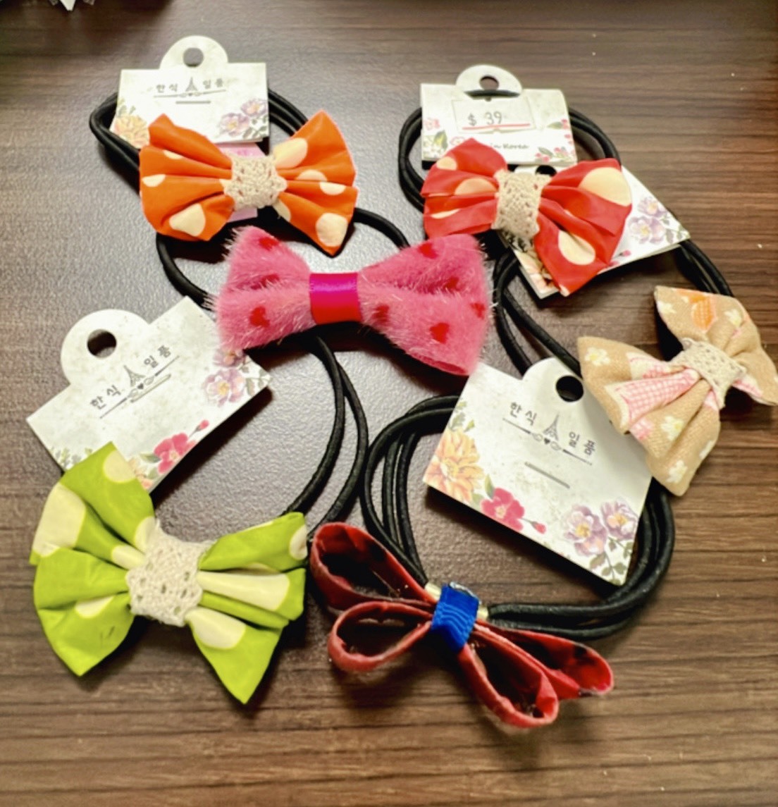 高雄分會│獨家手作女孩髮圈5入/組