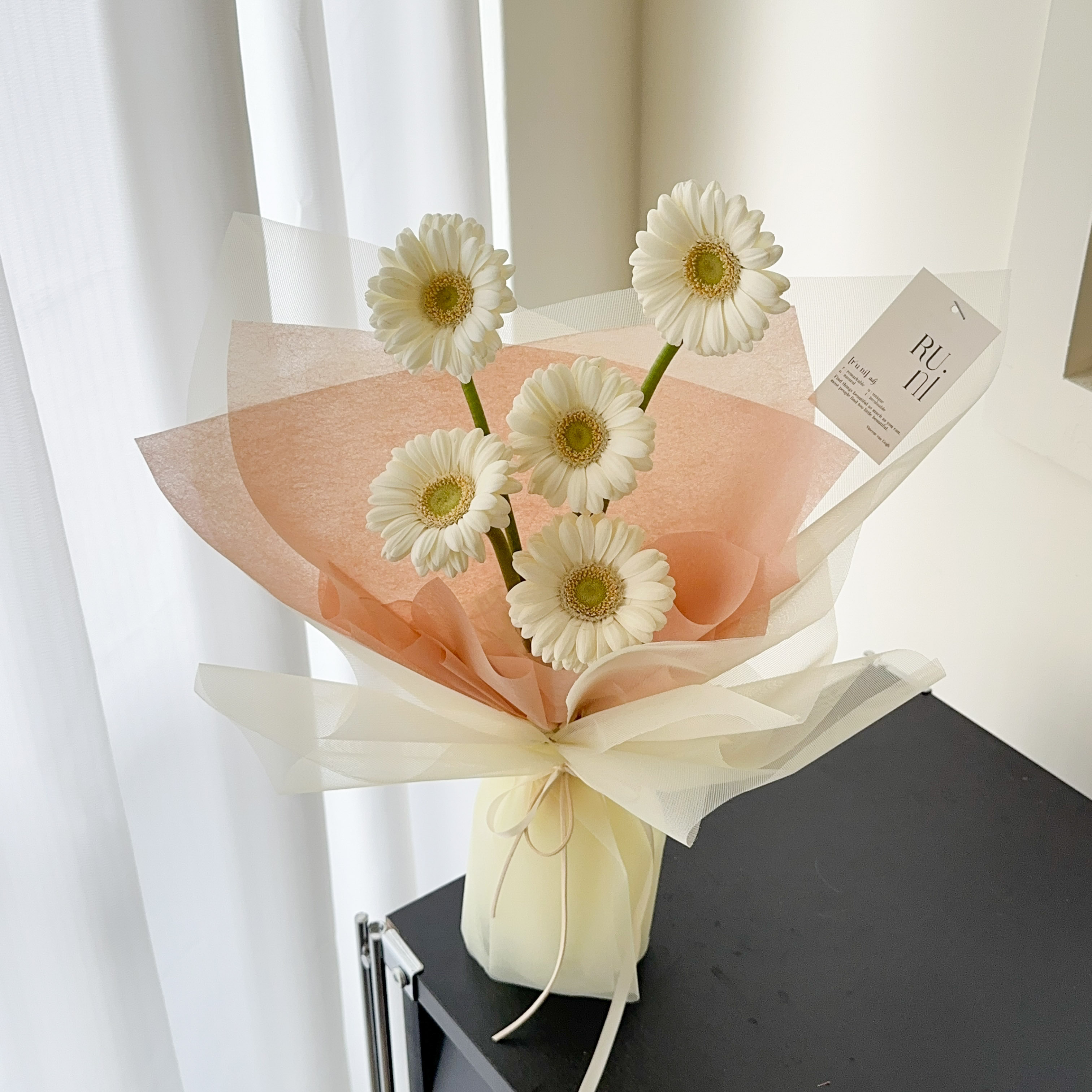 微光日記-太陽花非洲菊花束