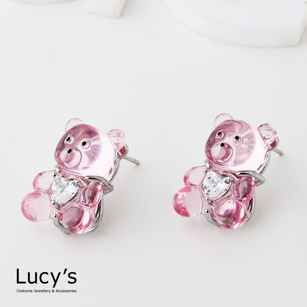 戀愛小熊 耳環 (125661)