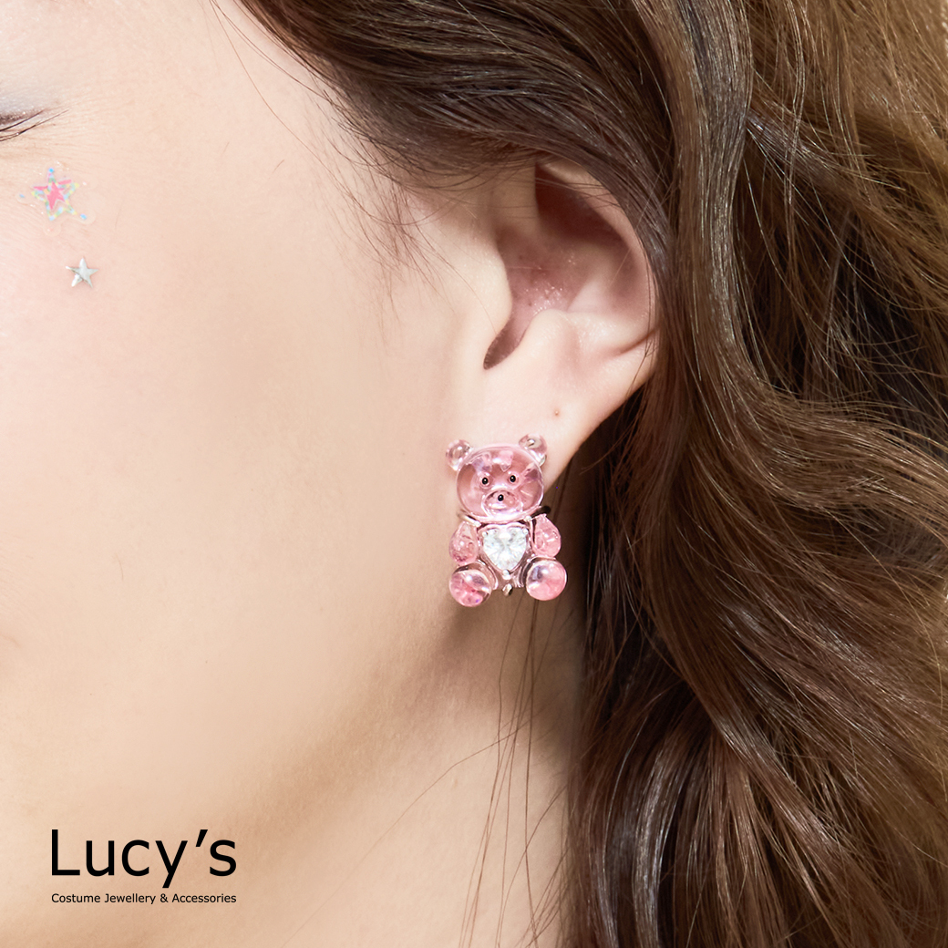 戀愛小熊 耳環 (125661)