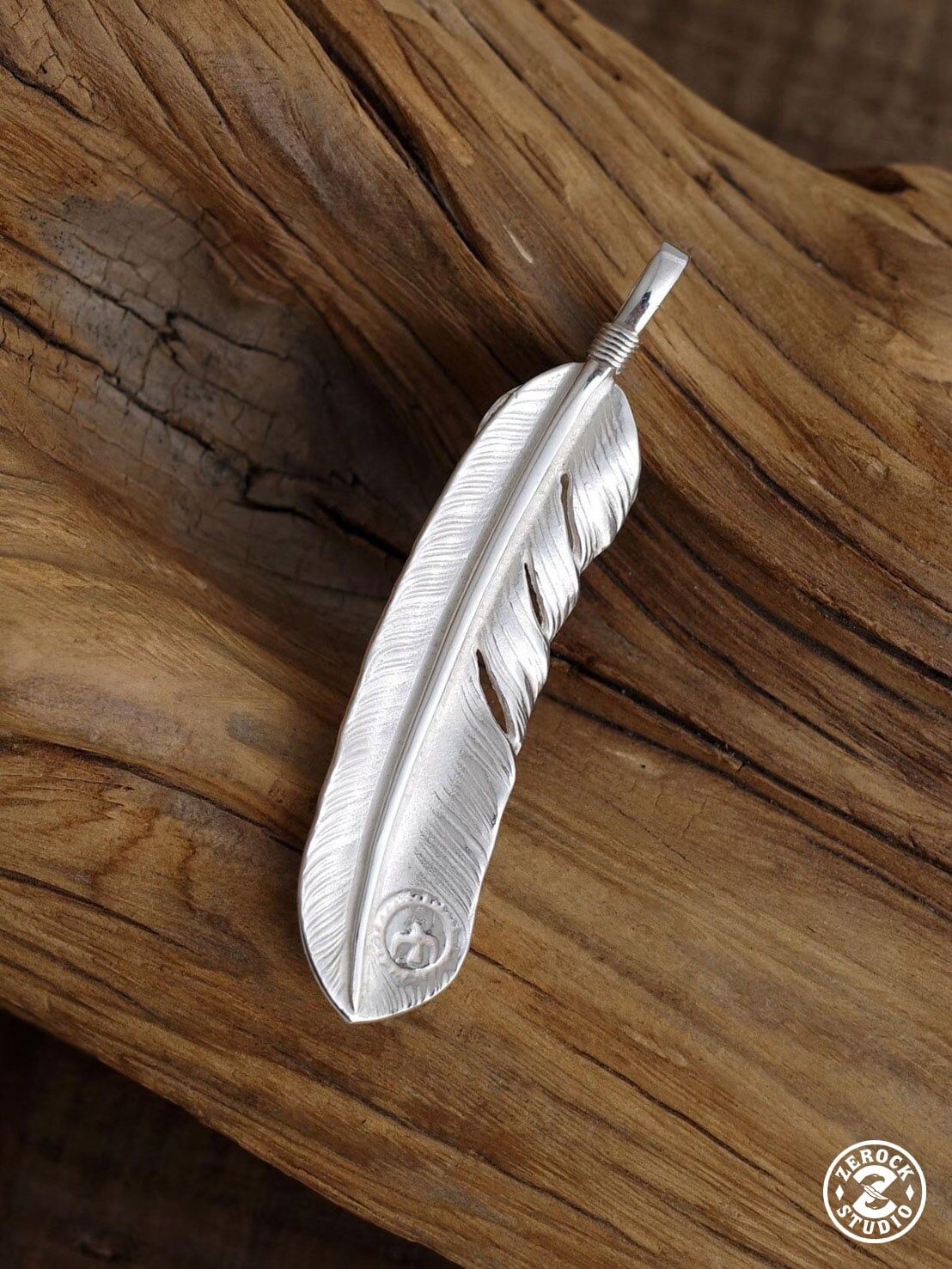 【Zerock Studio 傑洛克潮流工作室】Goro's 上銀銀繩松石特大羽 刷卡 分期零利率