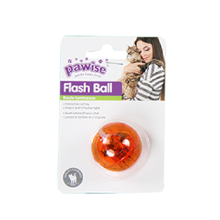 Pawise | 貓咪閃光球-橙色 (No.28210-1)