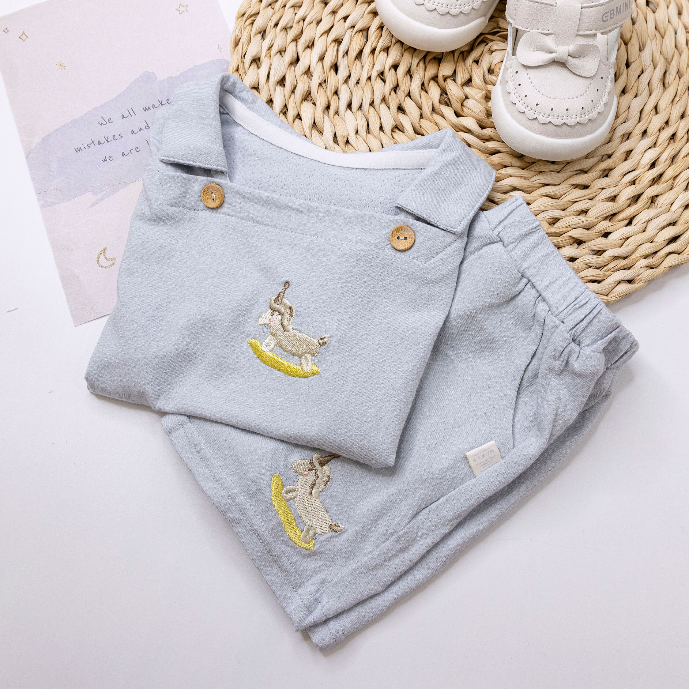 可愛搖搖木馬刺繡套裝 (H50691)