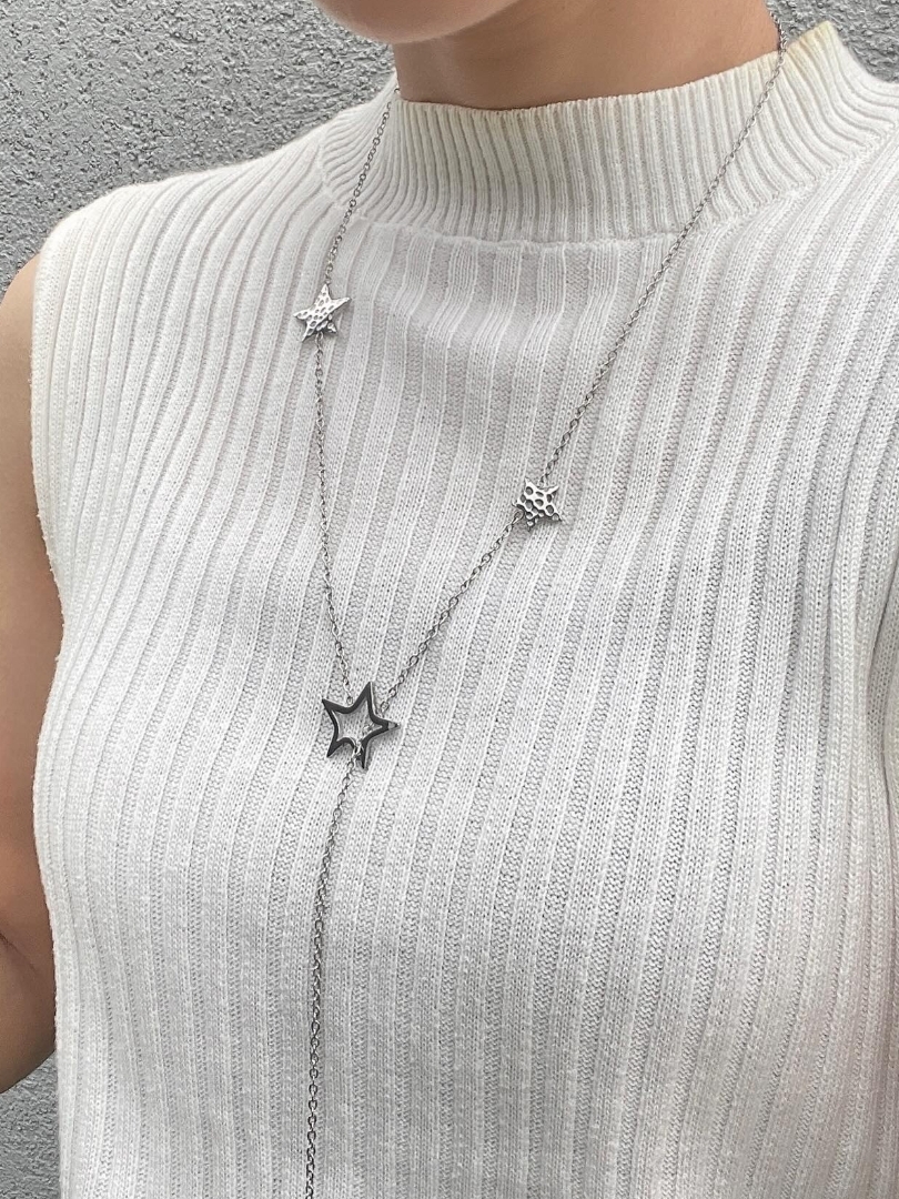 original long star necklace
