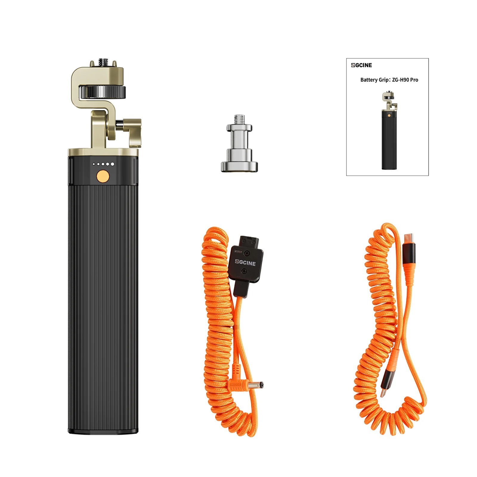 ZGCINE ZG-H90Pro 95wh 手持電池握把連180°旋轉支架