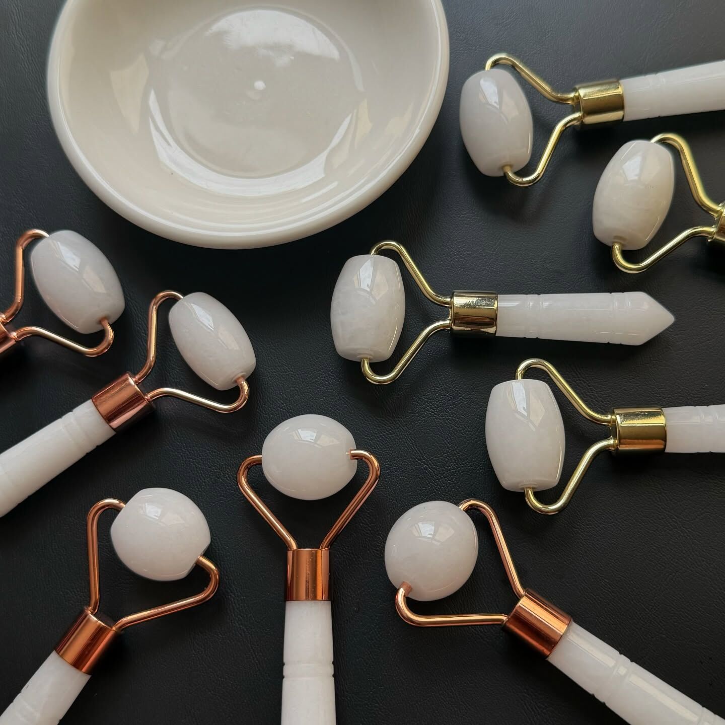 [原石] 白玉 按摩滾輪