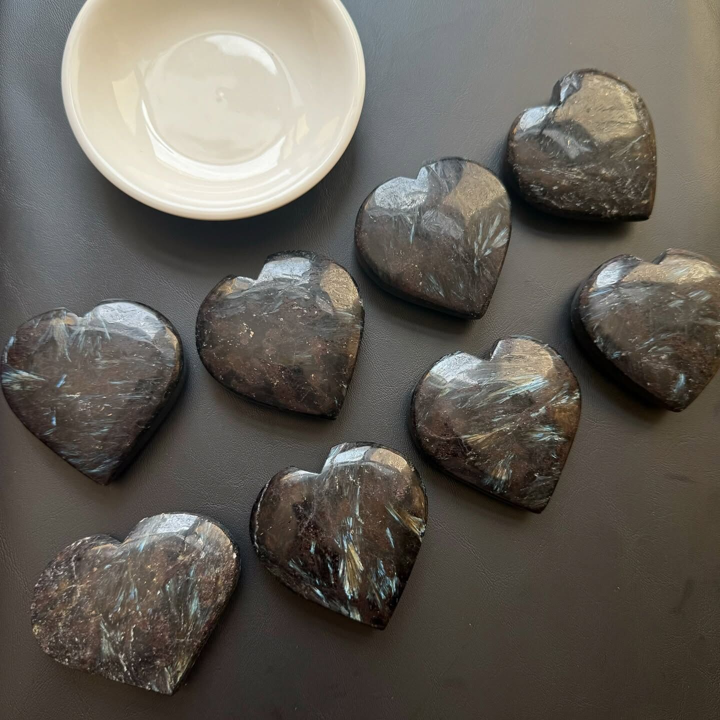 [原石] 星葉石 / 煙花石 愛心