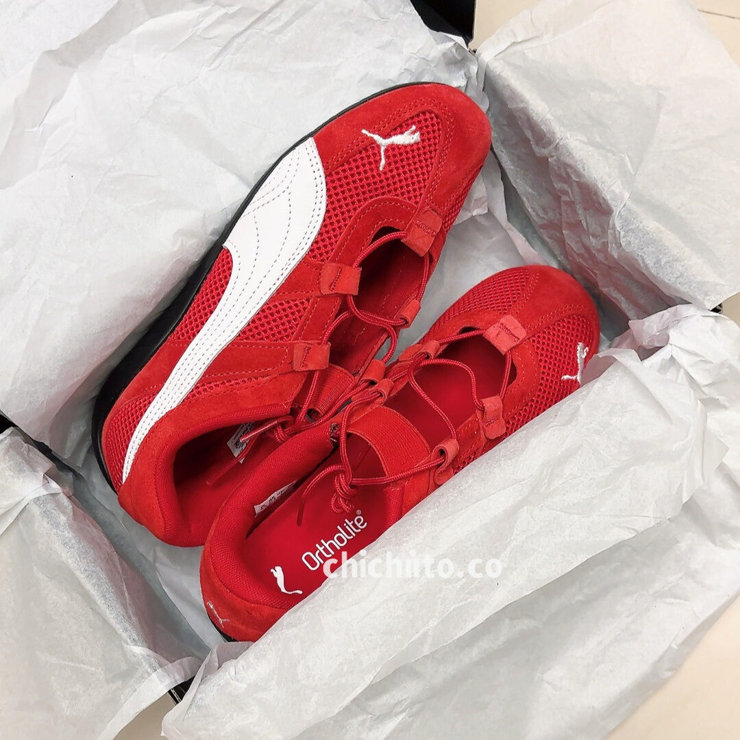 Puma Speedcat Go 綁帶賽車鞋 紅色